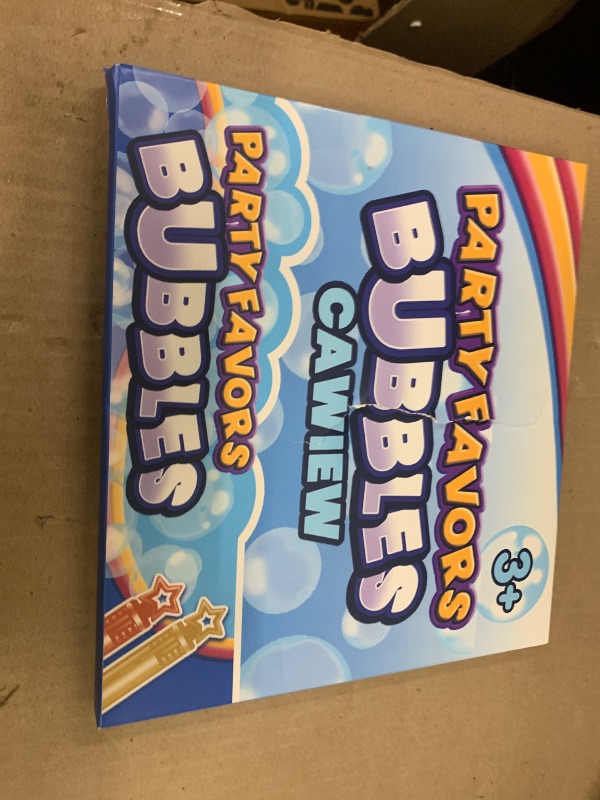 Photo 1 of 32 Pcs 8 Colors Neon Bubbles Party Favors For Kids, Mini Star Bubble Wand Bulk In Gift Box as Goody Bags Stuffer, Classroom Giveaways, Carnival Prizes Toy, Birthday Treats, Party Supplies For Toddlers