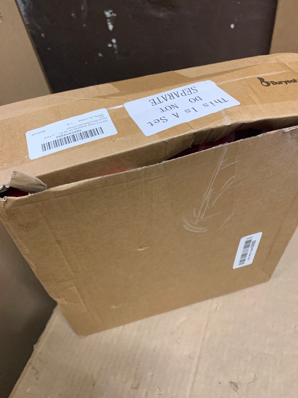 Photo 1 of 205 Pcs Party Supplies for 25 Guest Checkered Plaid Tablecloth Pennant Banner Plate Cup Napkin Cutlery and Straw for Birthday Family Dinner Picnic BBQ Birthday Party Decoration(Red and White)