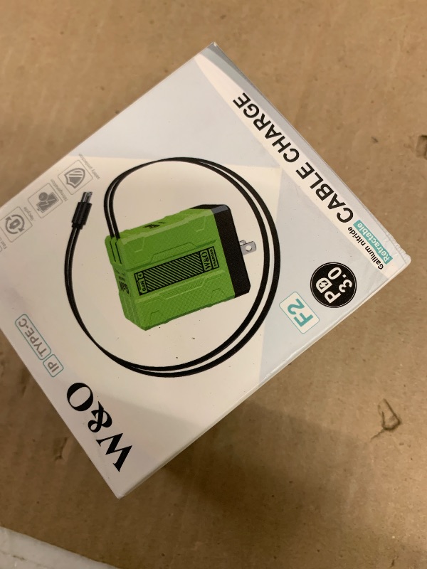 Photo 1 of 2 in 1 GaN Charger 120w, New Scalable Retractable 120w Fast Charger Module, All in 1 Foldable Charging Adapter Wall Plug for Phone, Tablet, Laptops (Black)