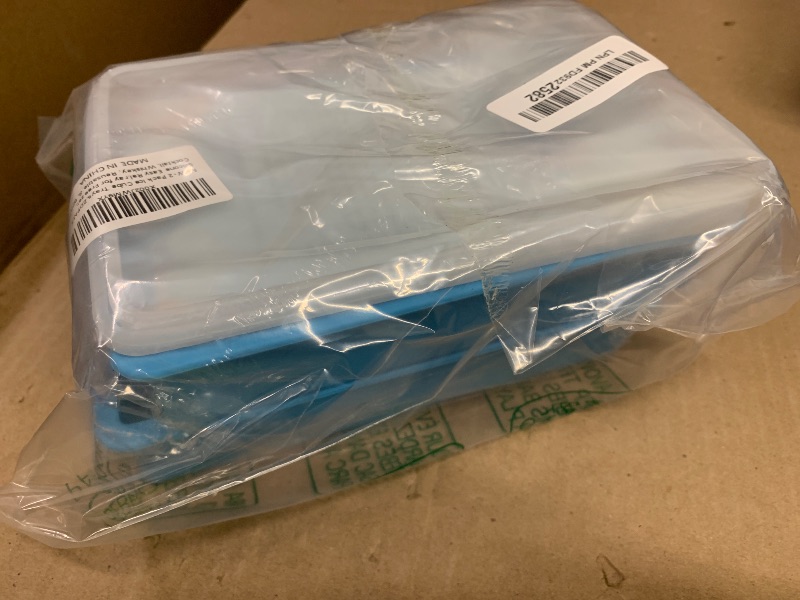 Photo 1 of 2 Pack Ice Cube Trays, ZDPMK Silicone Easy Release Flexible Molds 15 Ice Cubes Tray for Freezer?Cocktail?Whiskey?Reusable & BPA Free