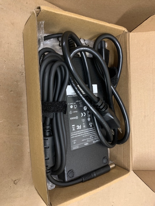 Photo 1 of 180W AC Charger Fit for Dell Dock WD19 K20A001 D6000 D6000S Docking Station Business Monitor Dock WD15 K17A001 Thunderbolt Dock WD19TB WD19TBS TB15 TB16 TB18DC K16A K16A001 Power Adapter Supply