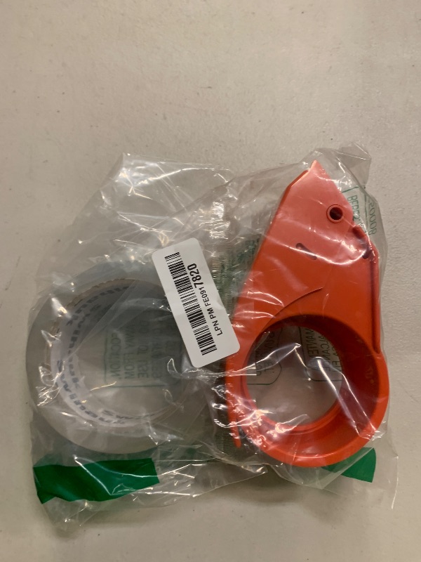 Photo 1 of 1.88 in x 66.6 YDs Clear Heavy Duty Packing Tape with Dispenser, Strong & Durable Shipping Tape, Packaging Tape, Packing Tape Dispenser for Packing Boxes, Moving Supplies, Shipping and Mailing
