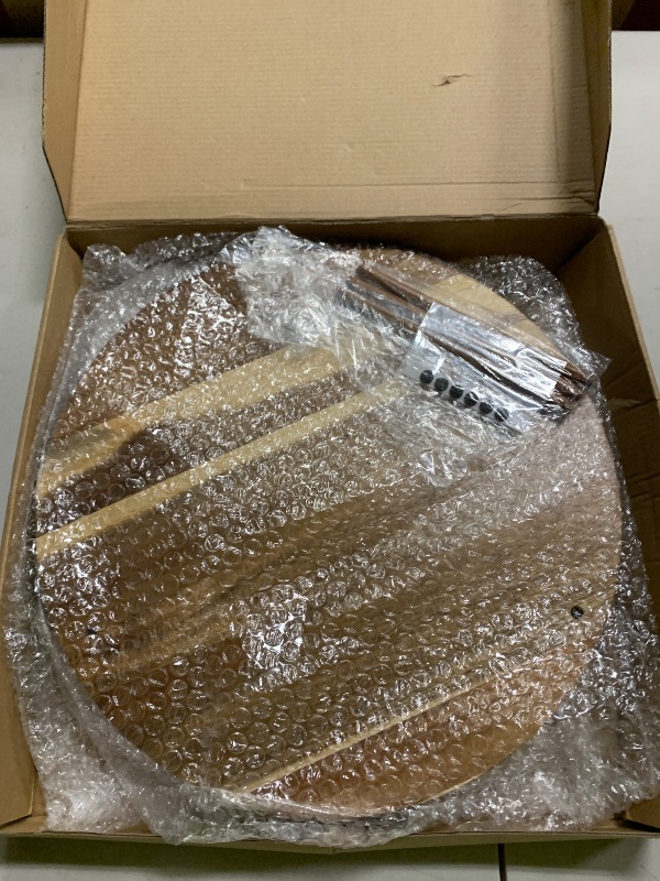 Photo 1 of 14" Two-Tier Acacia Wood Lazy Susan Organizer Kitchen Turntable for Cabinet Pantry Table Organization