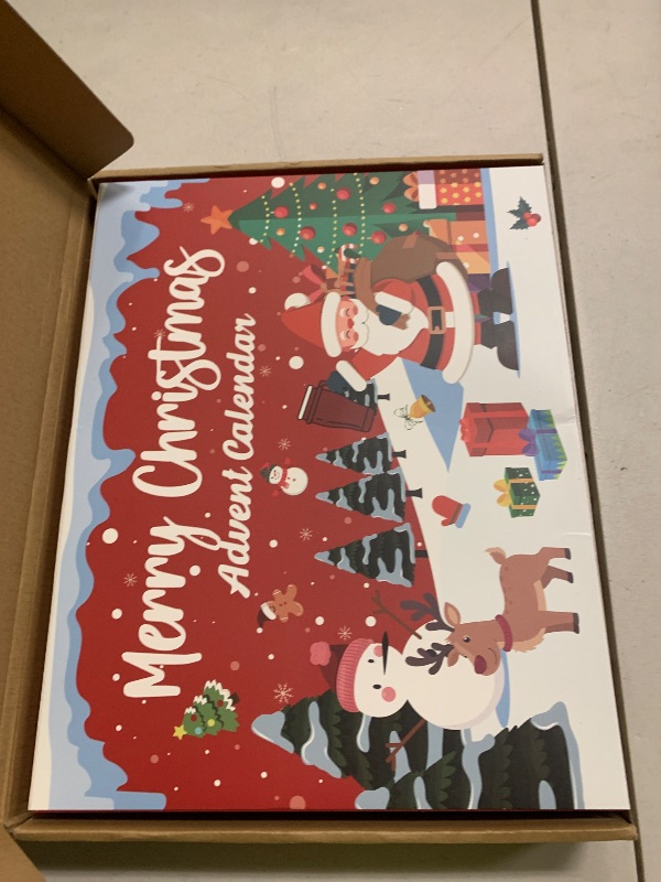 Photo 1 of 2025 Advent Calendar 24-Day Christmas Countdown Calendars, Including Water Bottle Handle, Silicone Boots, 10 mm Straw Cover Topper Cap, Suitable for Girls Adults as Christmas New Year Surprise Gift