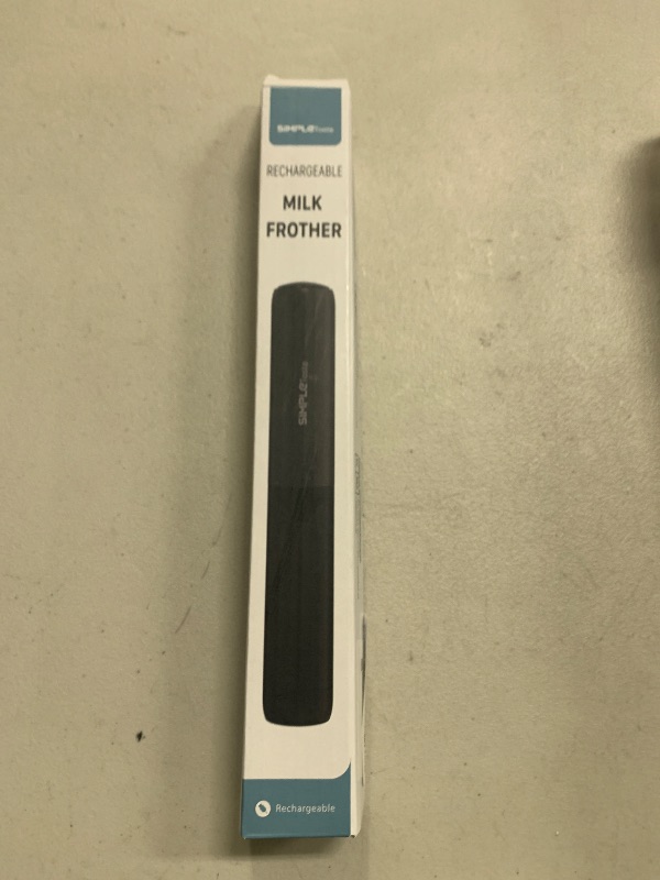Photo 1 of *INCOMPLETE** SIMPLETaste Milk Frother Wand Rechargeable Handheld Drink Mixer, USB-C Electric Whisk with Stainless Steel Whisk for Coffee, Lattes, Cappuccino, Matcha, Hot Chocolate&Creamer