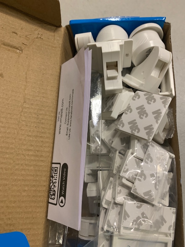 Photo 1 of 20 Pack Magnetic Cabinet Locks Baby Proofing - Vmaisi Children Proof Cupboard Drawers Latches - Adhesive Easy Installation