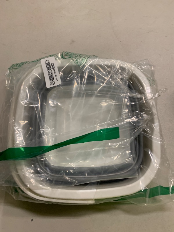 Photo 1 of 2 Pack Collapsible Buckets 5L 1.3Gallon Small Cleaning Bucket for Household Portable Plastic Bucket Outdoor Car Washing Tub Foldable Camping Beach Sand Water Pot Pail Space Saving Square Grey