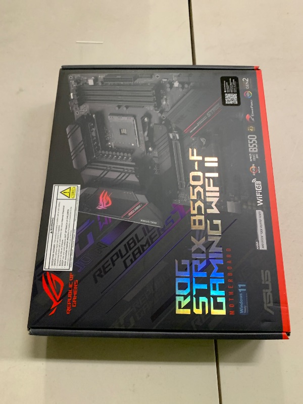 Photo 1 of ASUS ROG Strix B550-F Gaming WiFi II AMD Socket AM4 ATX DDR4 Motherboard
