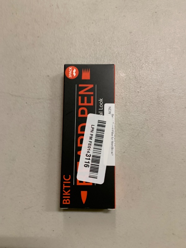 Photo 1 of 3-Pack Beard Pen Filler for Men, Waterproof & Sweat Proof Long-Lasting Beard Pen Kit with 2 Fillers & 1 Double-Headed Brush – Effectively Enhances Facial Hair (Brown)