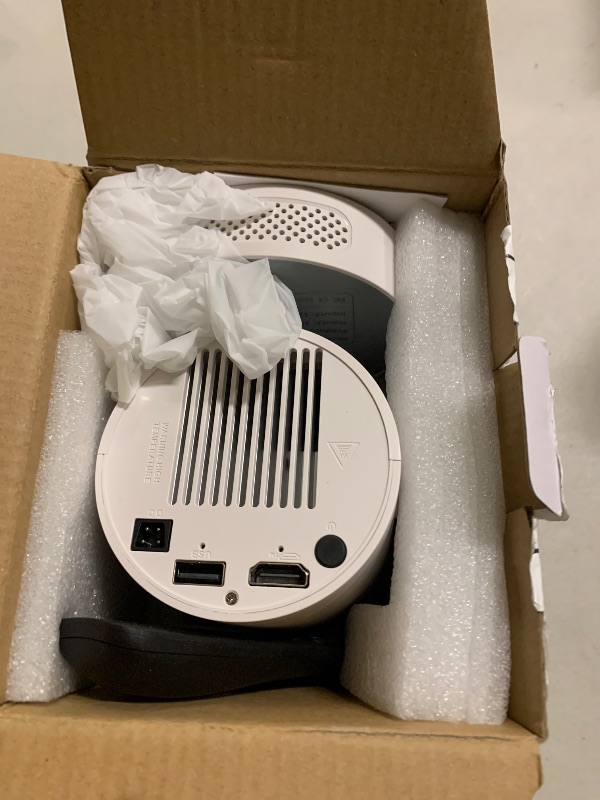 Photo 3 of Mini Portable Projector with 4K Support, Bluetooth 5.4 WIFI6, 5watt Sound Base Speaker, 160 ANSI, Android 11, 210° Rotation , Auto Keystone Correction Video Projector HY300 ULTRA