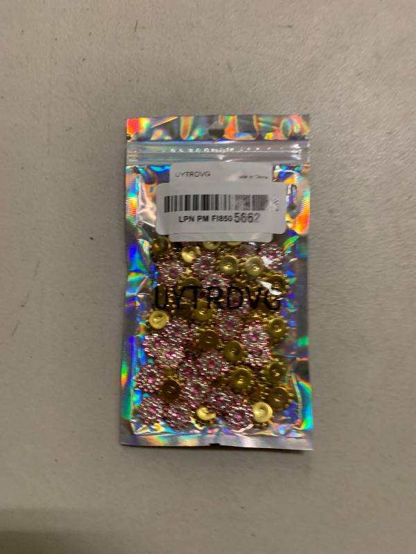 Photo 1 of 100PCS 14MM Sew on Rhinestones Gems, Flower Gold Claw Rhinestones Glass Crystals Jewelry for Crafting Sewing Clothes Dresses Shoes Belt Decoration Crafts Accessories(Light Pink)