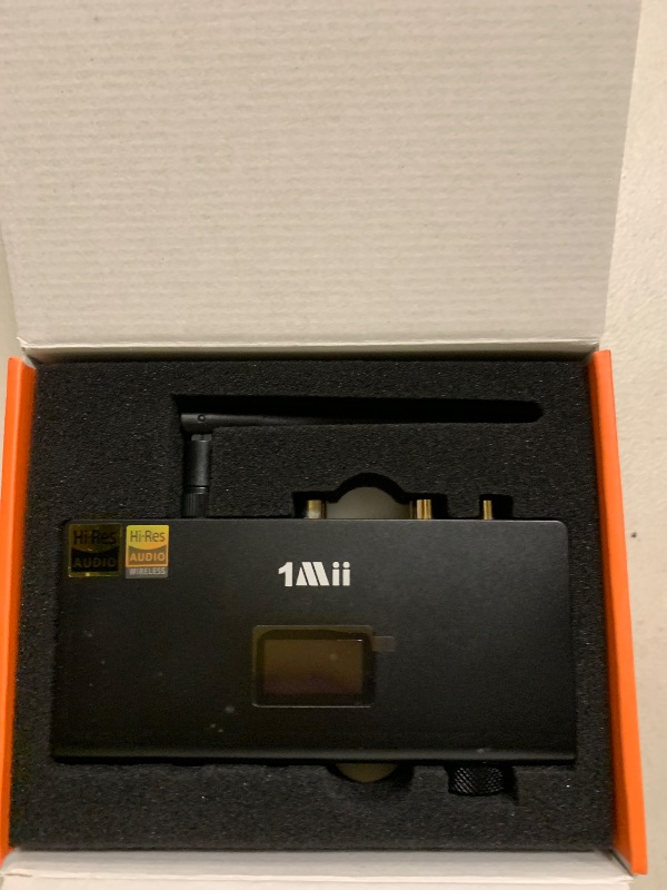 Photo 1 of 1Mii DS700 HiFi Bluetooth Audio Transmitter Receiver for TV, Long Range Wireless Adapter with Audiophile DAC, LDAC/aptX HD/aptX LL, OLED Display, Optical & Coaxial Input/Output, RCA Output Only