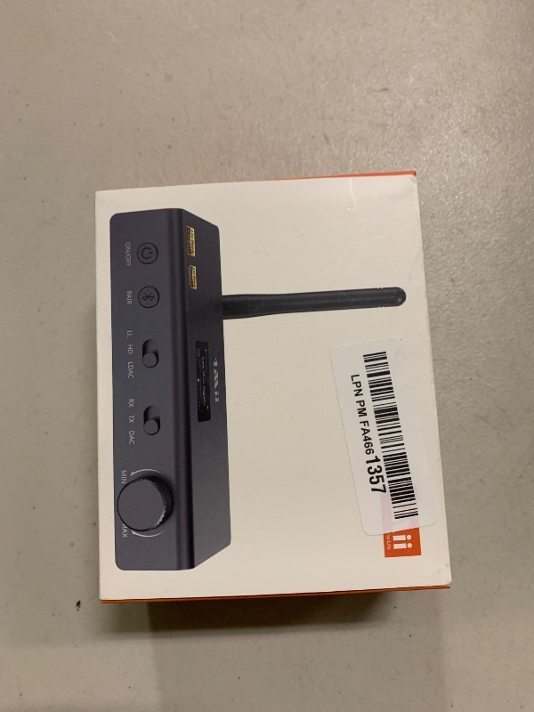 Photo 1 of 1Mii DS700 HiFi Bluetooth Audio Transmitter Receiver for TV, Long Range Wireless Adapter with Audiophile DAC, LDAC/aptX HD/aptX LL, OLED Display, Optical & Coaxial Input/Output, RCA Output Only