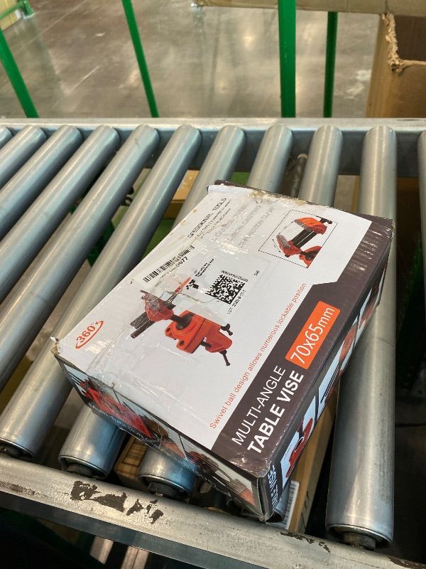 Photo 1 of *USED*
MAXMAN Clamp Bench Vise with Post Universal, Woodworking Vise, 360° Heavy Duty Cast Steel, Table Clamp Vise with Swivel Base for Workbench DIY Projects, Handcraft Creations