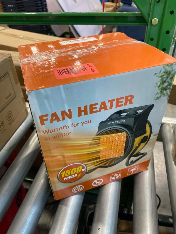 View 2 of *USED*
Outdoor Heaters for Patio, 1500W Outdoor Space Heater with 3S PTC Fast Heating, 3-Mode Electric Patio Heater for Greenhouse, Garage, Deck & Patio, Overheat Protection Yellow