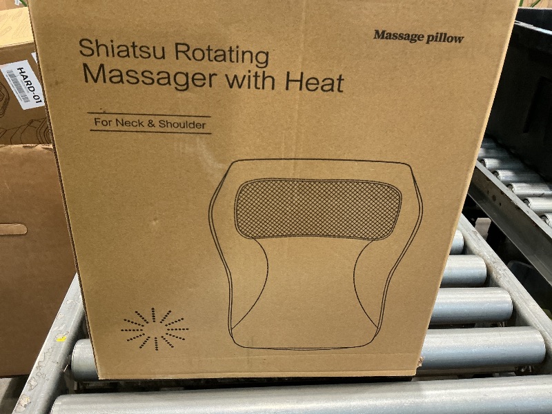 Photo 1 of *USED*
hlthsky Shiatsu Neck and Back Massager with Heat,Neck Massager for Pain Relief deep Tissue,3D Kneading Massage Pillow for Back,Shoulder,Leg,Gifts for Mom,Dad,Women (Black)