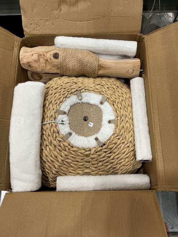 Photo 1 of **ITEM IS DIRTY/check clerk comments**
Modern Cat Tree, Wood Cat Tree Tower for Small Cats, Luxury Cat Condo with Scratching Posts and Flower Platforms, Cat Furniture by Easyego