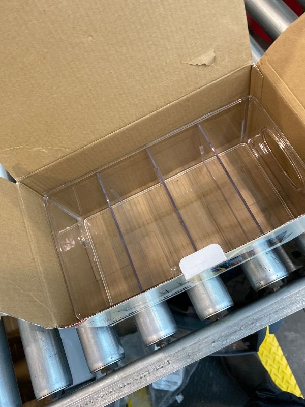 Photo 1 of ***MINOR DAMAGE*** ClearSpace Pantry Organizers and Storage with Removable Dividers – Pantry Organization and Storage Bins or Kitchen and Fridge Organizer – Refrigerator Organizer Bins, Snack Organizers