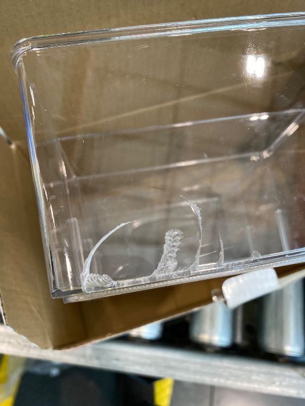 Photo 1 of ***MINOR DAMAGE*** ClearSpace Pantry Organizers and Storage with Removable Dividers – Pantry Organization and Storage Bins or Kitchen and Fridge Organizer – Refrigerator Organizer Bins, Snack Organizers