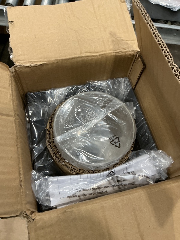 Photo 1 of *UNTESTED*
Emliviar Modern Dusk to Dawn Outdoor Lighting, 12 Inch Small Lamp Post Light Fixture with Photocell Sensor, Outdoor Pole Lamp in Black Finish with Seeded Glass Shade, 2083P-PC BK