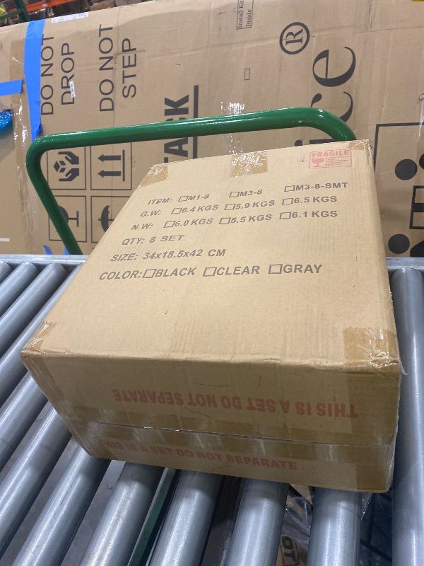 Photo 1 of *USED*
Amllas 8 Pack Shoe Boxes Clear Plastic Stackable, Large Shoe Storage Organizer with Lids,Drop Side Shoe Containers for Entryway,Sneaker Storage Fit up to US Size 13 (13’’x 10.6”x 8.3”)