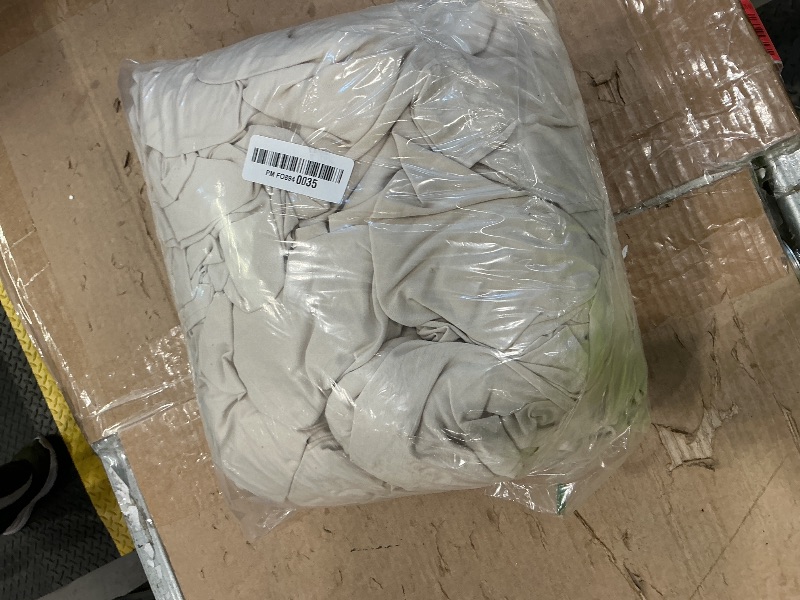 Photo 1 of **PARTIAL SET**
Comfort Spaces Neutral Cal King Size Duvet Cover Set - 3-pc Pintuck Pleated Duvet Cover, All Season Lightweight, Extra Softness Pre-Washed Microfiber Cal King Bed Cover Shams, Cal King