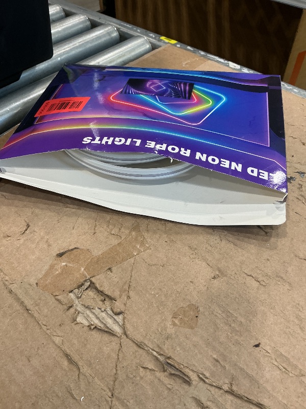 Photo 1 of ***MISSING ADAPTER AND POWER CABLE*** AILBTON 20Ft Neon Rope Lights,Flexible Led Rope Lights Control with App/Remote,Multiple Modes Music Sync Gaming RGB Led Neon Lights for Bedroom Outdoor