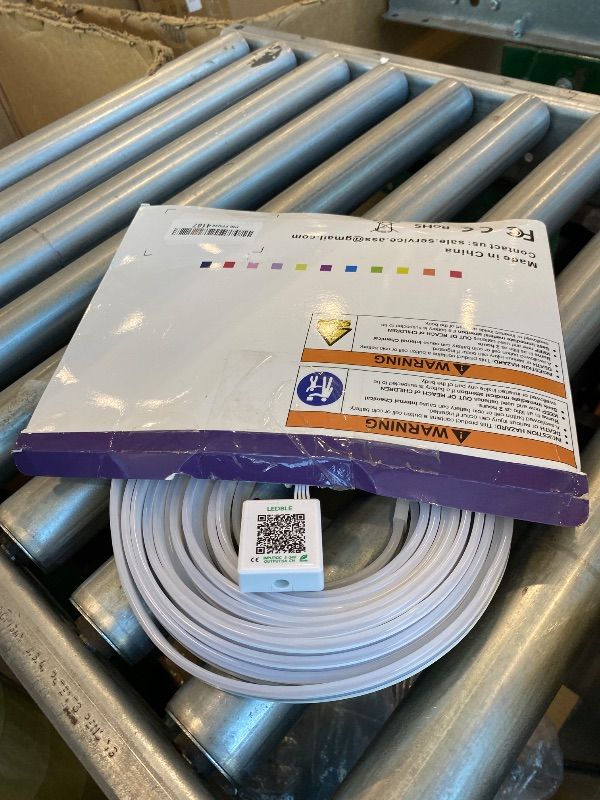 Photo 1 of ***MISSING ADAPTER AND POWER CABLE*** AILBTON 20Ft Neon Rope Lights,Flexible Led Rope Lights Control with App/Remote,Multiple Modes Music Sync Gaming RGB Led Neon Lights for Bedroom Outdoor
