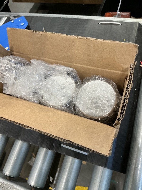 Photo 1 of *MINOR DAMAGE - USED*
G-Vital Tin Canister with Airtight Lids for Loose Tea, Tea Bags spices, dried vegetables Large 16.9 ounces, round container- Small Kitchen for Coffee Sugar Storage, Loose Leaf Tea Tin Containers- 3pcs