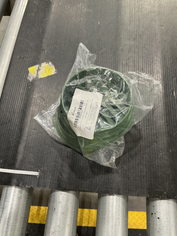 Photo 1 of (2-Pack) Calvana 4” Plastic Round Drainage Grate Cover, Fits 4” Pipes, Prevents Debris, Ideal for Lawns, Patios, and Walkways, Durable UV-Resistant Plastic, Easy Installation, Green