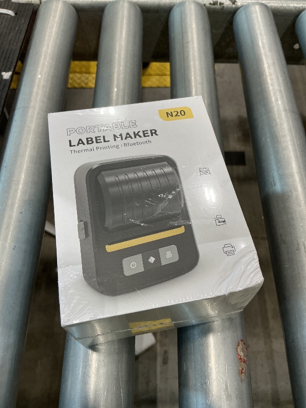 Photo 1 of NADAIIN Label Maker Machine with Tape, Bluetooth Label Makers, Portable Thermal Label Printer Easy to Use for Small Business, Home, Office, School, Barcode, Address, Sticker Printer for Phone
