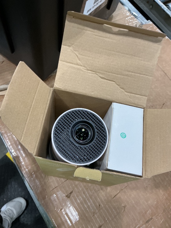 Photo 1 of [Built-in Apps & 2025 Upgraded] Mini Projector with WiFi 6 and Bluetooth 5.4 Support 4K 1080P Auto Keystone 180° Rotatable Projector Portable Compatibile with HDMI/TV Stick/Memory Stick/Laptop, White