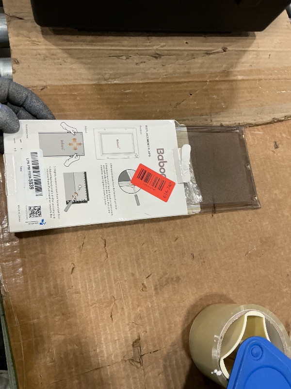 Photo 1 of Baboni Replacement Flap for Dog and Cat Doors Including Screws, Small(5 1/8 in x 8 7/8 in)