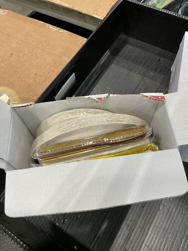 Photo 1 of APOWBLS 50th Anniversary Decorations And Supplies Tableware - Golden 50 Year Wedding Anniversary Decorations, Party Plate, Cup, Napkin, Tablecloth, Cutlery, Paper Straw | Serve 24