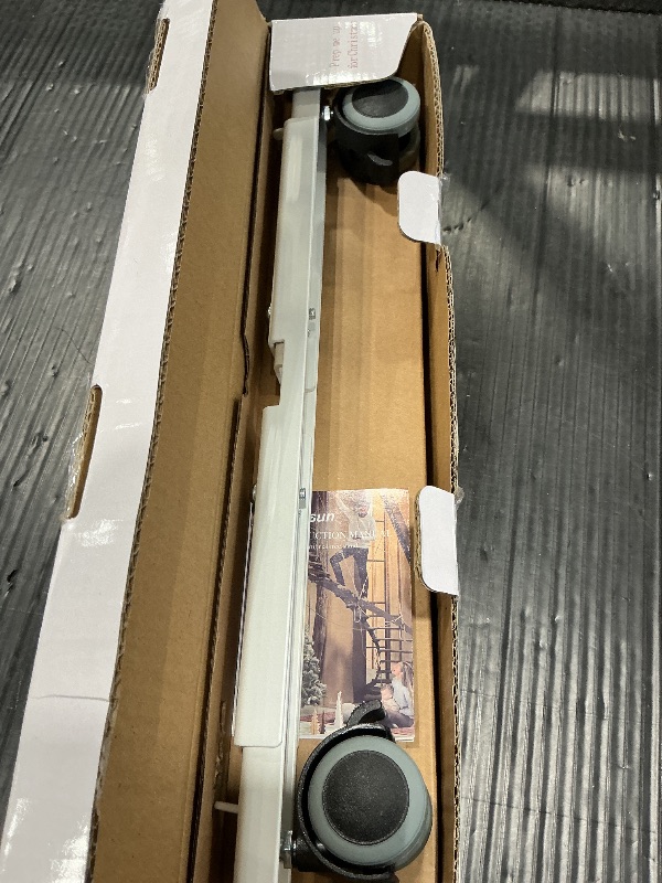 Photo 1 of Blissun Christmas Tree Stand Base with Wheels, Movable Christmas Fake Tree Holder, Fits up to 7.5FT Artificial Trees, Plant Caddy with Wheels, Plant Taxi, Plant Dolly Cart After Christmas (White)