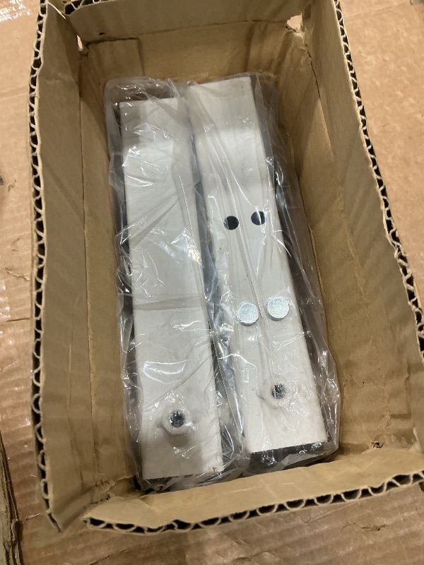 Photo 1 of Appacare 4 Pcs White Table Leg Extenders - Adjustable, Metal Square Folding Leg Risers, Raise Table Height 3.5"/5.5" (Inner Diameter 1.35")