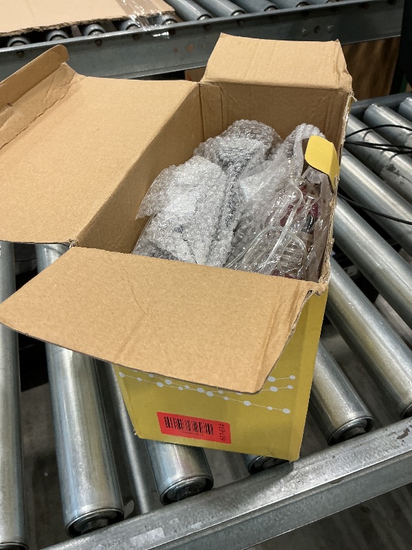 Photo 1 of **MISSING PARTS**
12 Pack Large C9 Christmas Decorations Outdoor Waterproof, Solar C9 Christmas Lights Outdoor with 2 Modes, Solar Pathway Light for Outside Party Yard Lawn Patio Walkway Xmas Decoration (Red and White)