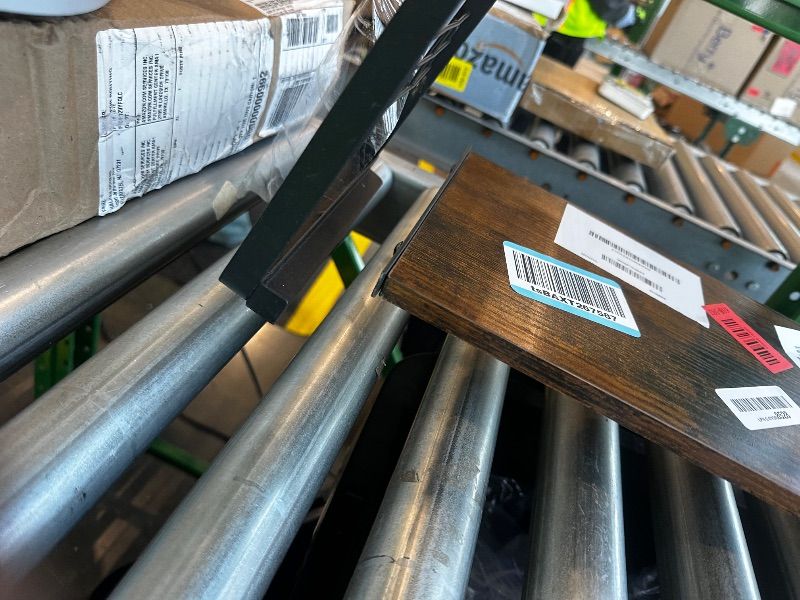 Photo 1 of *dAMAGED ITEM/ BROKEN LEFT LEG* OGEMXU Coffee Station Organizer, 3 Tier Bar Organizer for Countertop, Mug Cup Holder Stand With 12 Hooks and 28 K Cup Storage for Kitchen, Home & Office, Rustic Brown