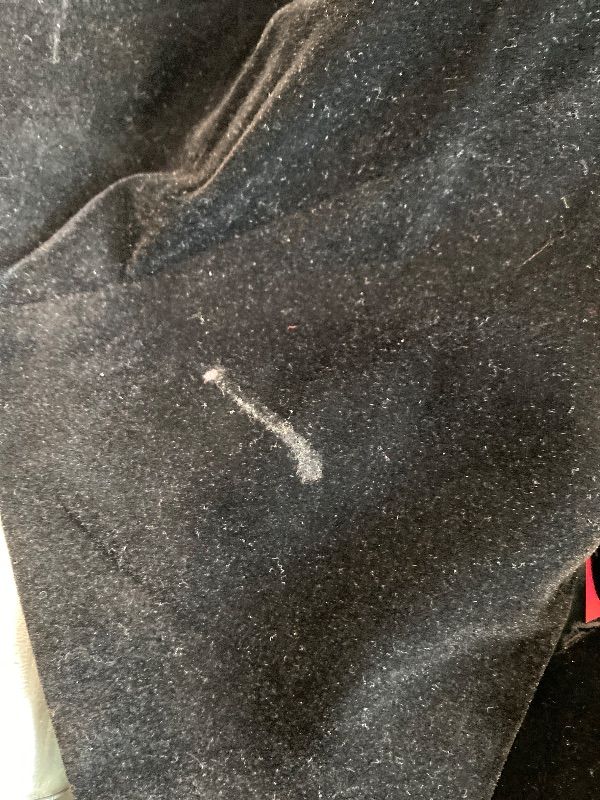 Photo 1 of ***MISSING BUTTONS*** ***MINOR DAMAGE*** 
PJ PAUL JONES Velvet Blazer for MenSlim Fit Suit Jacket Two Button Sport Coat Dinner Prom Wedding Black XL