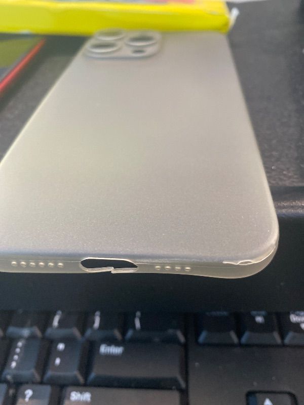 Photo 1 of ***MINOR DAMAGE*** JETech Ultra Slim Case for iPhone 15 Pro Max 6.7-Inch, Not for iPhone 15/15 Plus / 15 Pro, Camera Lens Cover, Lightweight Matte Finish PP Hard Minimalist Case (Natural Titanium)