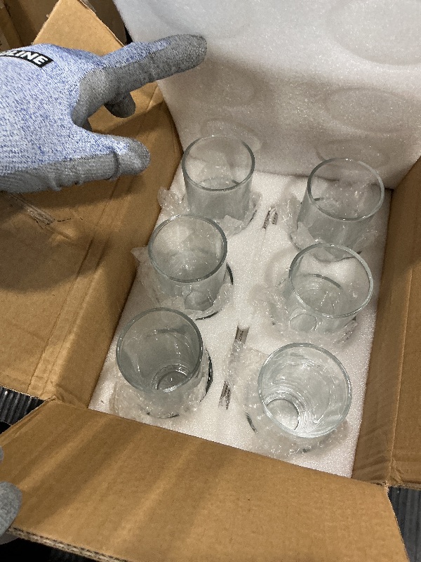 Photo 1 of [ 12 Pack ] Glass Cups with Glass Straws, 12oz Highball & Rock Drinking Glasses, Everyday Drinkware Glasses Set, Cute Tumbler Cup, Kitchen Glasses for Iced Coffee, Water, Beer, Cocktail, Whiskey Gift.