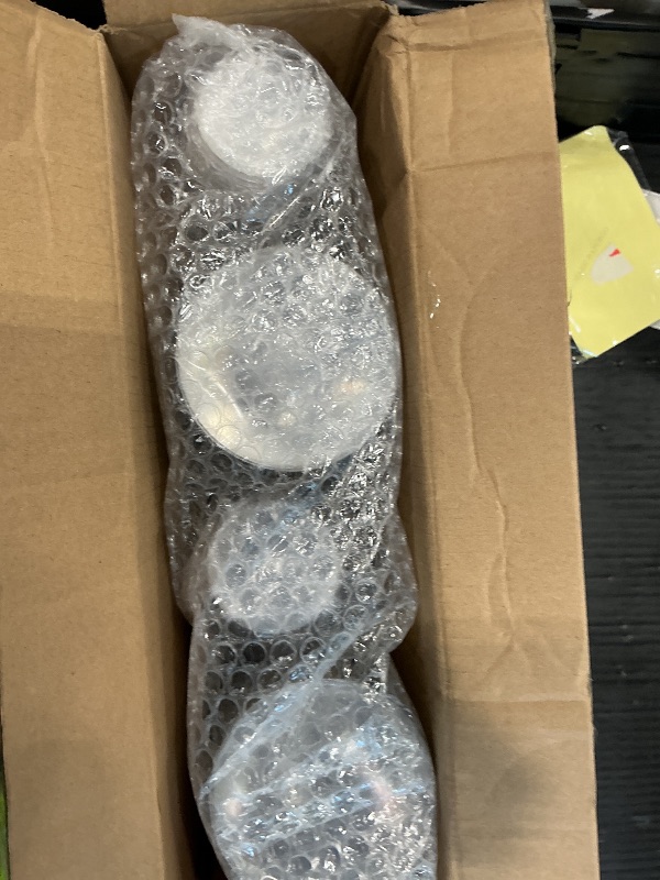 Photo 1 of [200 Pack] 9oz Clear Plastic Cups with Gold Rimmed Sturdy & Food Safe Disposable Wine Glasses Party Wedding Cups Disposable Drinking Cups Plastic Cocktail Glasses for Wine, Juice & Cold Beverages