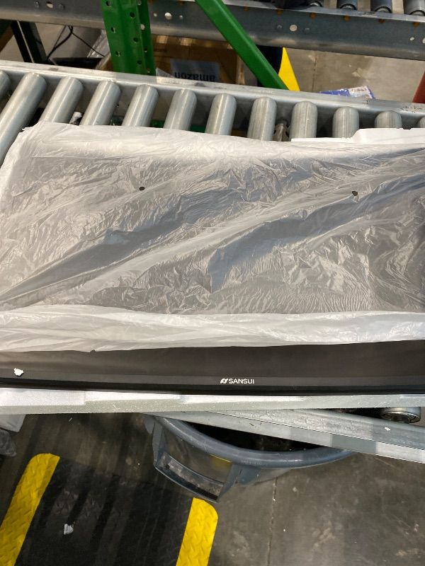 Photo 1 of ***SCREEN CRACKED*** ***MISSING POWER CABLE*** SANSUI 27 Inch Curved Gaming Monitor 200Hz 1ms with Speakers FHD 1080P Computer Monitor FreeSync|1500R|130% sRGB|HDR|Low Blue Light|HDMI DP Ports|VESA Mount|Metal Stand(HDMI Cable Incl.)