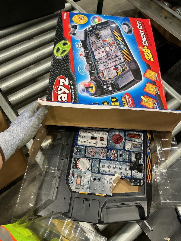 Photo 1 of **MISSING PARTS**
Playz Advanced Electrical Circuit Board Engineering Kit for Kids with 328+ STEM Projects on Electricity, Voltage, Currents, Resistance, & Magnetic Science | Gift for Children Age 8-13+