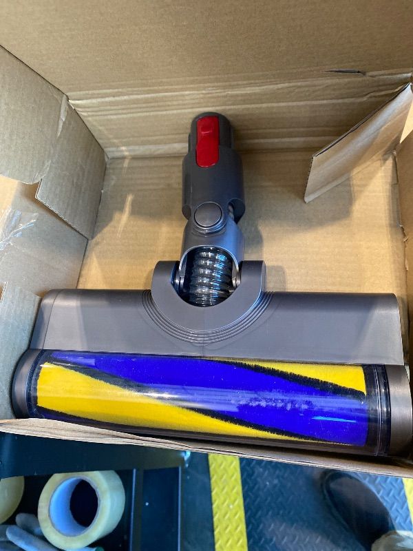 Photo 1 of ***MISSING ONE HEAD*** 2 Replacement Vacuum Cleaner Heads for Dyson V7/V8/V10/V11/V15 | Anti-Tangle Motor-Driven Brush Roll with LED Light Dust Detection | Quick-Release Attachments for Carpets, Hardwood Floors & Tiles