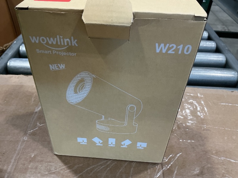 Photo 1 of [Built-in Apps & 2025 Upgraded] Mini Projector with WiFi 6 and Bluetooth 5.4 Support 4K 1080P Auto Keystone 180° Rotatable Projector Portable Compatibile with HDMI/TV Stick/Memory Stick/Laptop, White