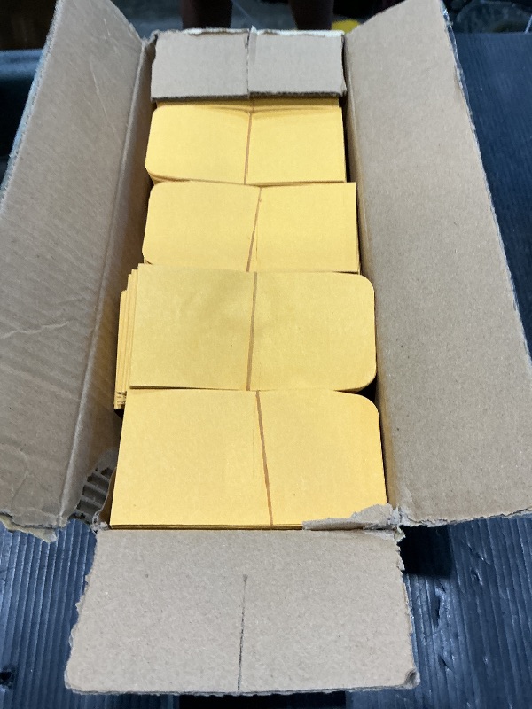 Photo 1 of MOS #1 Gold Coin Envelopes 2.25 x 3.5 Inch 550 Pack — Self-Seal Yellow Small Envelopes for Coins, Seeds, Small Parts, Collectibles, Jewelry, Craft Storage
