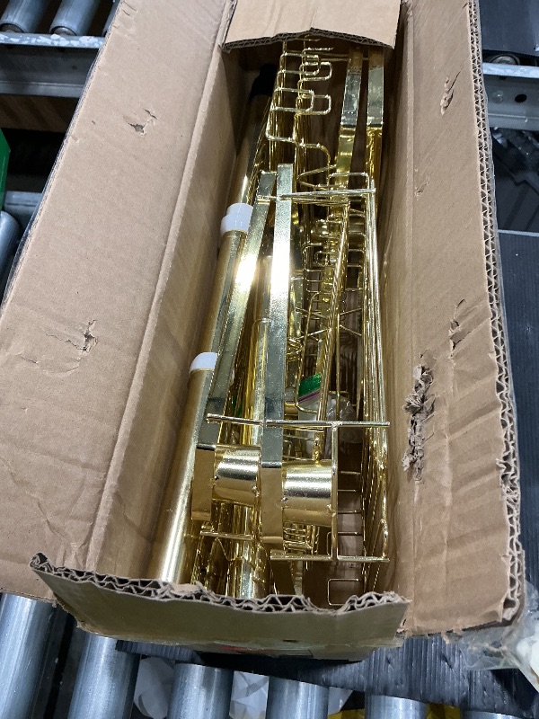 Photo 1 of **MISSING PARTS**
DAOYA Shower Caddy Tension Pole - Gold Corner Shower Caddy Stainless Steel Bathroom Shower Organizer for Tub Tension Rod Corner Shower Shelves(22-114.2inch)