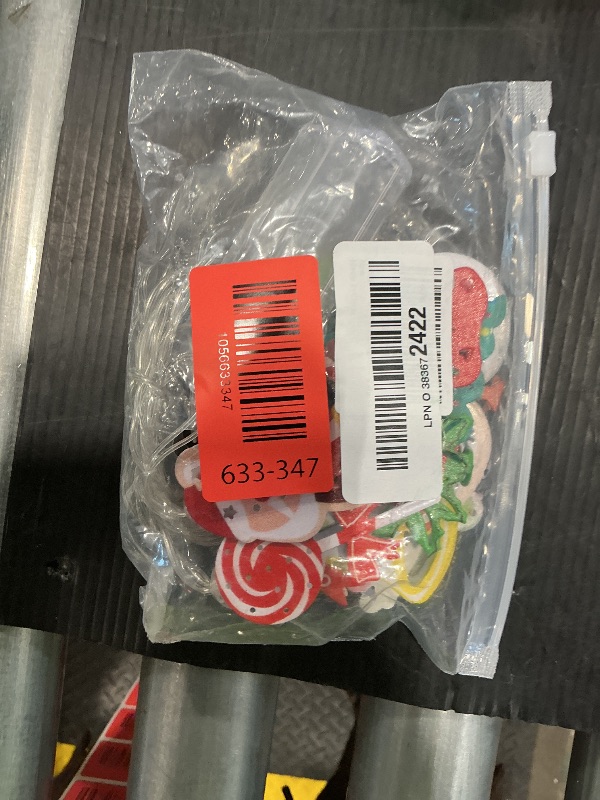 Photo 1 of 10 LED Christmas Tree Decoration String Lights - Santa Claus, Candy Cane, Snowman Fairy Lights - Battery Operated for Bedroom, Xmas Ornament, Home Decor