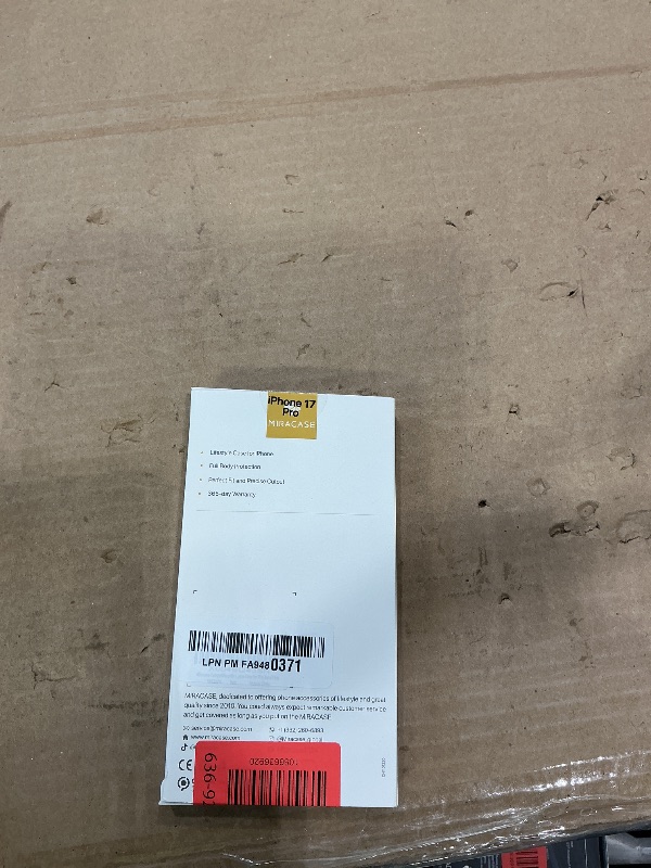 Photo 1 of *USED*
Miracase Magnetic for iPhone 17 Pro Case, Compatible with MagSafe, Integrated Silicone Camera Control Cover, 3.0mm Thicken Shockproof Drop Protection Phone Case for 17 Pro,Sand Pink